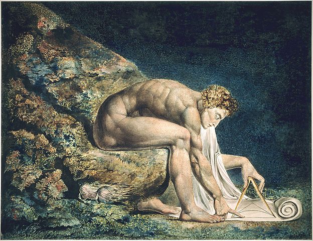 Isaac Newton, by
William Blake